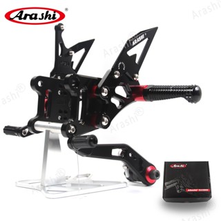 Arashi V2.0 ที่พักเท้า CNC ปรับได้ สําหรับ SUZUKI GSXR 1000 2005-2023 GSX-R600 GSX-R750 2006-2023 GSXR600 GSXR750 2007 2008 2009 2010 2011 2012 2013