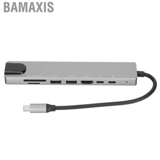 Bamaxis USB Ethernet Hub 8 In  Fast Charging For Office