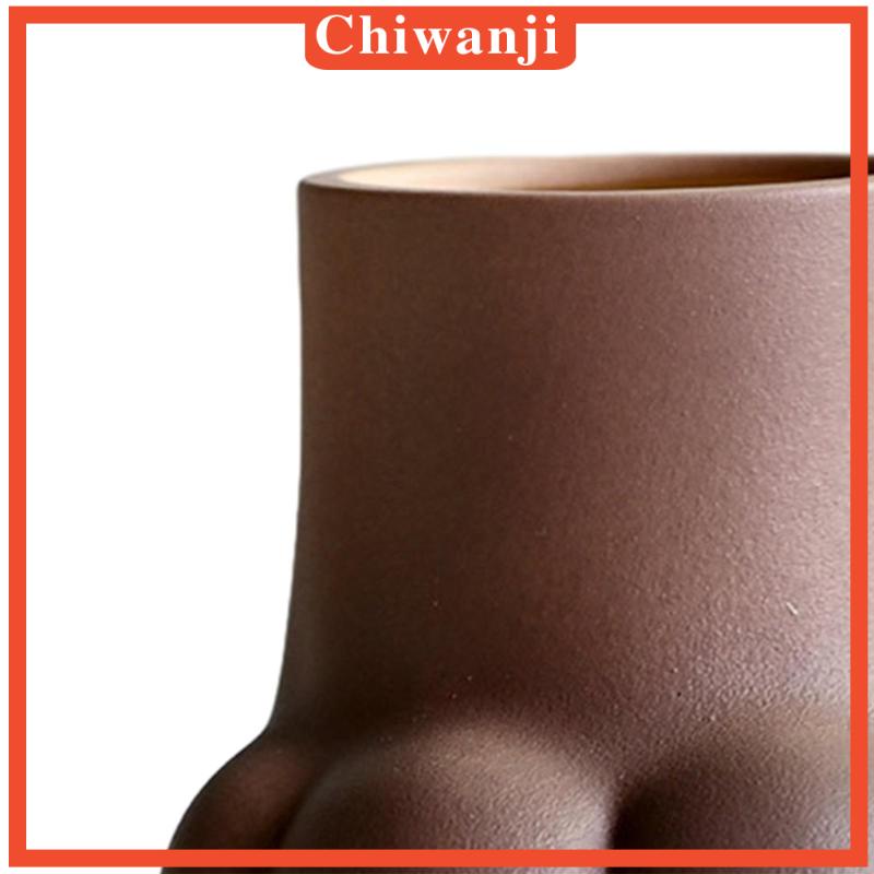 chiwanji-แจกันดอกไม้เซรามิค-รูปกรงเล็บแมวน่ารัก-สไตล์โมเดิร์น-สําหรับทางเข้า