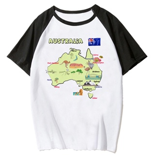 เสื้อท็อป ลายอนิเมะ Australia Koala แฟชั่นฤดูร้อน สไตล์ญี่ปุ่น สําหรับผู้หญิง 2000s
