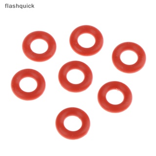 Flashquick 10 ชิ้น โอริง ซิลิโคน เกรดอาหาร สําหรับเครื่องชงกาแฟ แรงดัน หลอด O เครื่องซักผ้า สีแดง VMQ กล่องซ่อม คละแบบ ชุดดี