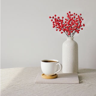 [CSS] ช่อดอกเบอร์รี่ประดิษฐ์ พลาสติก โฟม สีแดง สําหรับตกแต่งบ้าน งานแต่งงาน คริสต์มาส DIY