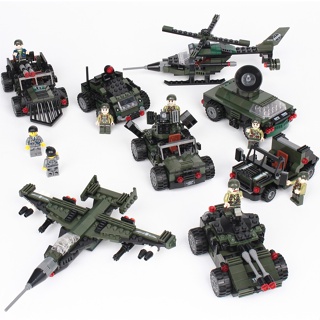 ของเล่นตัวต่อเลโก้ทหาร lightning raid chariot ของขวัญสําหรับเด็ก XFUU