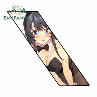 Earlfamily สติกเกอร์ กันน้ํา กันแดด ลายอนิเมะ Mai Sakurajima Slap Camper 13 ซม. x 11.8 ซม. สําหรับติดตกแต่งรถยนต์