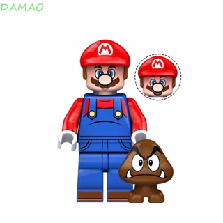 Damao บล็อคตัวต่อ รูปการ์ตูนอนิเมะ Super Mario Bros ขนาดเล็ก ของเล่นสําหรับเด็ก