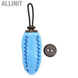 Allinit Dog Treat Toy Ball Bite Resistant Leakage  Double Layer