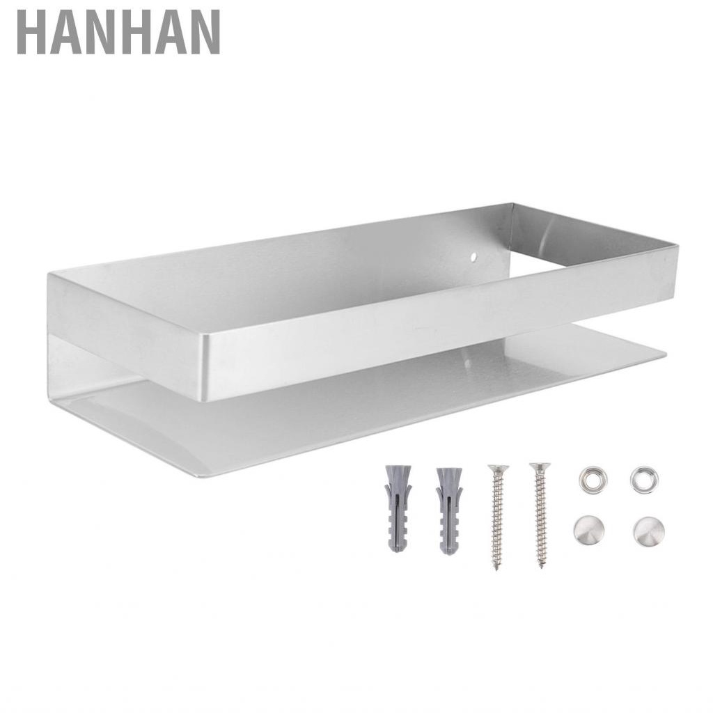 Hanhan Bathroom Shower Shelf 30cm Stainless Steel Wall Mounted Rack