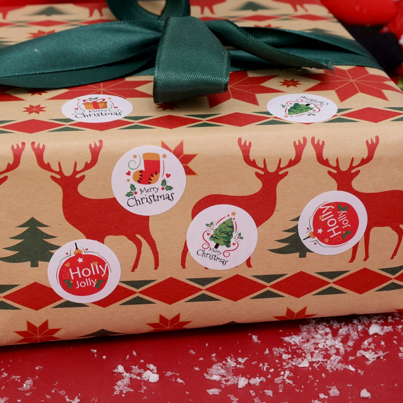 500-ชิ้น-merry-christmas-diy-สติกเกอร์สัตว์น่ารัก-snowman-xmas-trees-สติกเกอร์ห่อกล่องซีลฉลากบรรจุภัณฑ์แท็กตกแต่ง