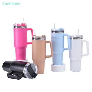 &lt;Cardflower&gt; ขวดน้ําสเตนเลส มีฉนวนกันความร้อน 40 ออนซ์ พร้อมที่จับ พกพาง่าย ไร้ BPA สําหรับเดินทาง