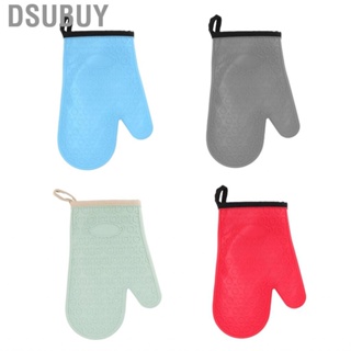 Dsubuy Silicone Microwave Glove Cotton Liner  Oven Mitt for Cooking