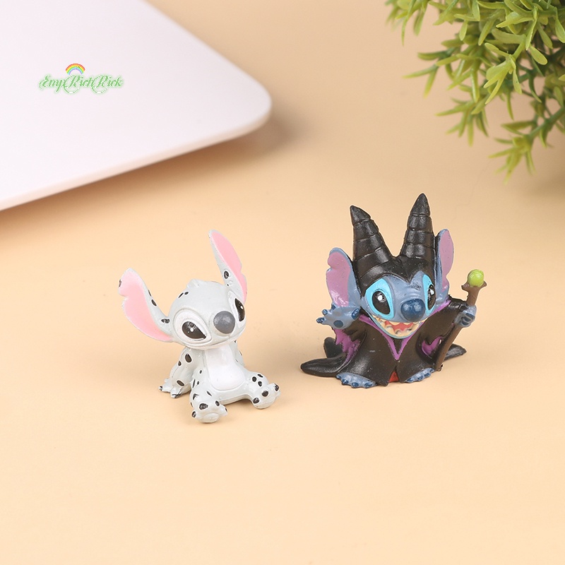 erck-gt-ใหม่-โมเดลตุ๊กตาฟิกเกอร์-lilo-amp-stitch-แฮนด์เมด-ขนาดเล็ก-diy-สําหรับตกแต่ง