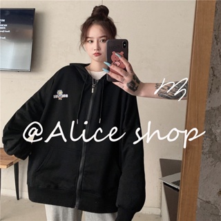 Alice เสื้อกันหนาว เสื้อฮู้ด คุณภาพสูง Korean ดูสวยงาม Popular WJK2390PBL37Z230911
