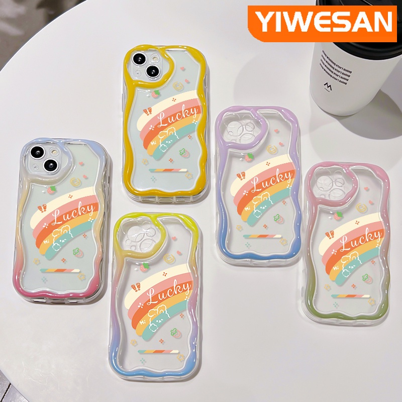 เคสโทรศัพท์มือถือ-ซิลิโคนใส-กันกระแทก-ลายการ์ตูนสายรุ้ง-สําหรับ-samsung-galaxy-a13-a13-5g-a04s-a14
