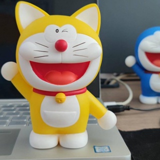 ตุ๊กตาฟิกเกอร์ Doraemon สีฟ้า สําหรับตกแต่งรถยนต์ ของขวัญวันเกิด