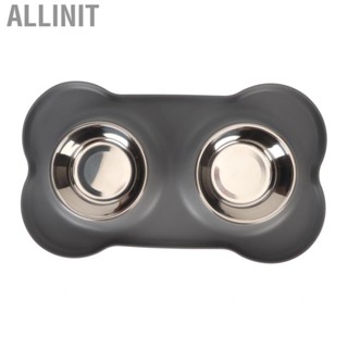 Allinit Dog Bowls  Dishwasher Safe Water  Bowl Set Prevent Spill Easy Cleaning High Temp Resistant Slip Proof for Small Medium Large Dogs