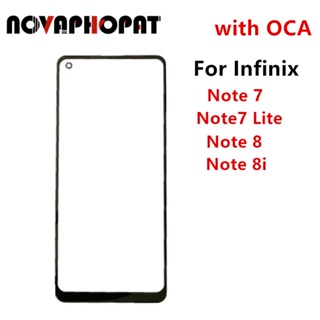 อะไหล่หน้าจอสัมผัส LCD และ OCA สําหรับ Infinix Note 8 8i 7 Lite X683 X656 X690 X692