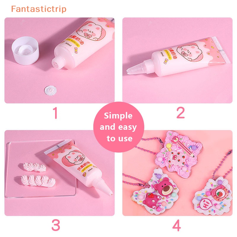 fantastictrip-กาวครีมเรซิ่นจําลอง-แฮนด์เมด-diy-50-มล-สําหรับนักเรียน-ติดเคสโทรศัพท์มือถือ