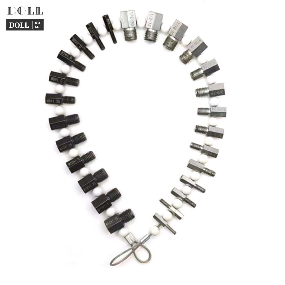 new-portable-thread-measurement-kit-efficient-bolt-and-nut-thread-identifier-26pcs