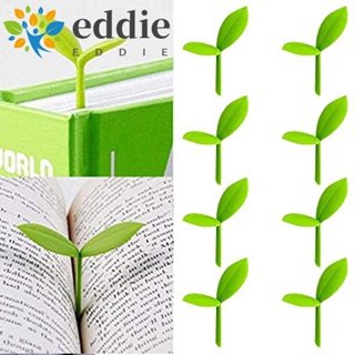 EDDIE Book Accessories Sprout Bookmark Home Office Grass Buds Bookmark Little Grass Bud Reading Creative Student Gifts Silicone Green Bookmarks School Supplies Little Leaves Bookmark/Multicolor