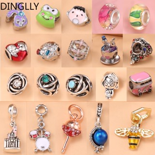 Dinglly ใหม่ สีเงิน ลูกปัด สีทอง ผึ้ง เสน่ห์ เครื่องประดับ Diy ทําเครื่องประดับ อุปกรณ์