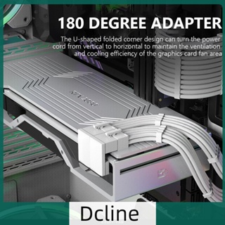 [Dcline.th] อะแดปเตอร์ ATX 8 Pin ตัวเมีย เป็น 8 Pin ตัวผู้ 180 องศา สําหรับการ์ดจอ GPU เดสก์ท็อป