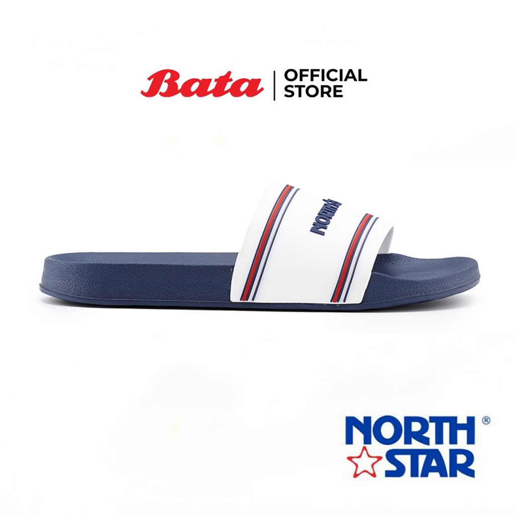 bata-บาจา-north-star-รองเท้าแตะแบบสวม-น้ำหนักเบา-สวมใส่ง่าย-สำหรับผู้ชาย-รุ่น-nash-สีดำ-8616608-สีขาว-8611608-สีกรมท่า-8619608