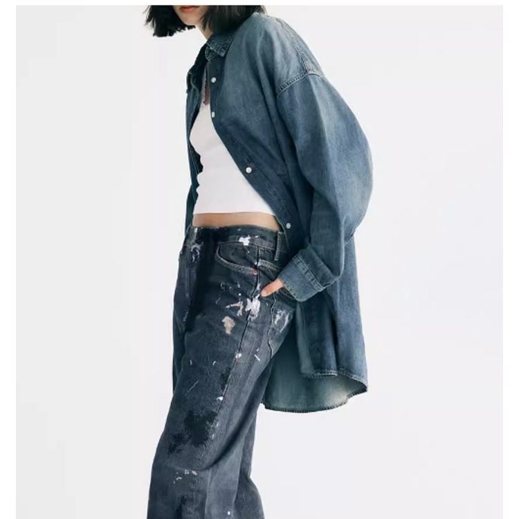 zara-23-ฤดูใบไม้ร่วง-ฤดูหนาว-สไตล์ใหม่-ปิดกระดุม-ล้างเอฟเฟกต์-ห้อยไหล่-แขนยาว-ปกเสื้อหลวม3607272