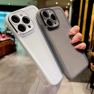 เคสโทรศัพท์มือถือแบบนิ่ม ใส กันกระแทก กันรอยเลนส์กล้อง หรูหรา สําหรับ iPhone X XR XS Max 8 7 6 Plus SE3 2022