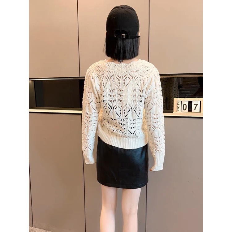 u31j-cel-23-autumn-and-winter-new-letter-embroidery-hollow-out-craft-jacquard-sweater-cardigan-temperament-sweater-fashionable-and-simple