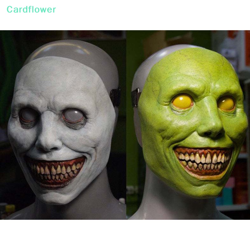 lt-cardflower-gt-หน้ากากคอสเพลย์-รูปปีศาจหน้ายิ้ม-สําหรับปาร์ตี้ฮาโลวีน