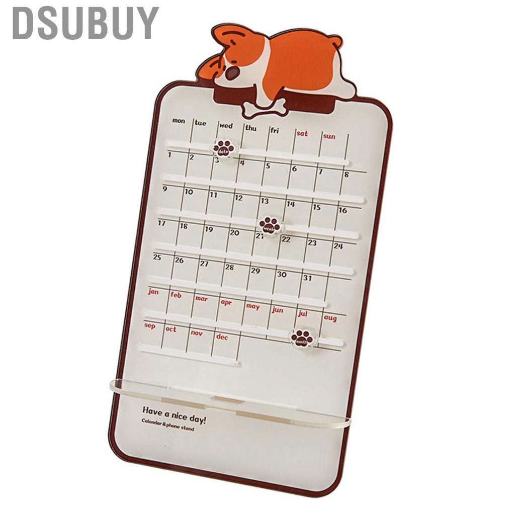 dsubuy-desk-calendar-sturdy-multi-function-perpetual-ornament-for-office