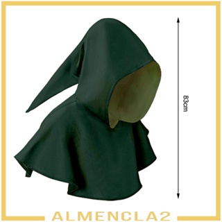 [Almencla2] เสื้อคลุมคอสเพลย์แม่มดฮาโลวีน มีฮู้ด สําหรับทุกเพศ