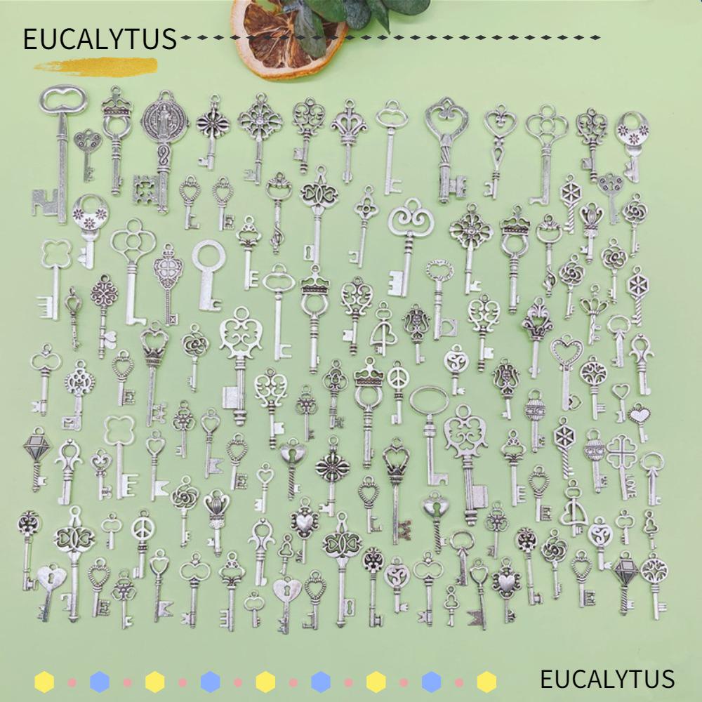 eutus-จี้กุญแจ-รูปโครงกระดูก-สีเงิน-ขนาดเล็ก-สไตล์วินเทจ-125-ชิ้น-สําหรับทําเครื่องประดับ-diy