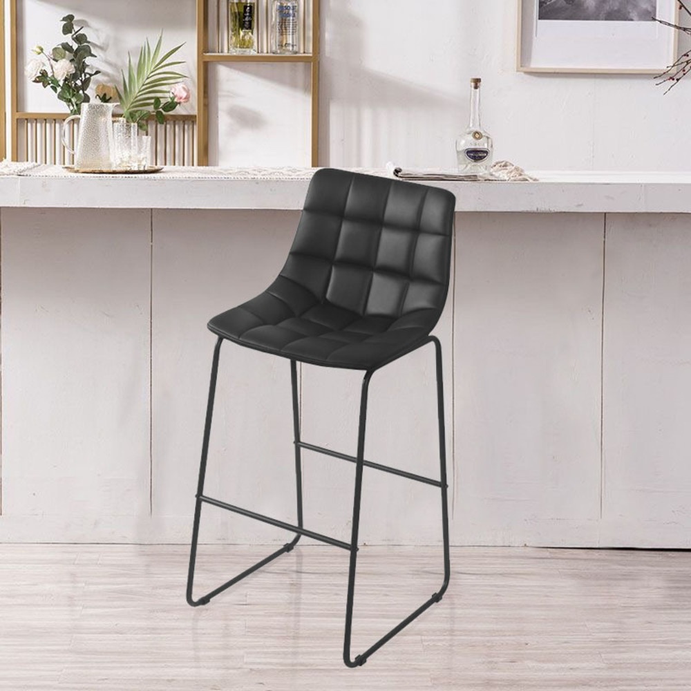 big-hot-pulito-เก้าอี้บาร์-เบาะหนัง-pu-รุ่น-pelle-bk-ขนาด-47x54x107ซม-สีดำ-สินค้าขายดี