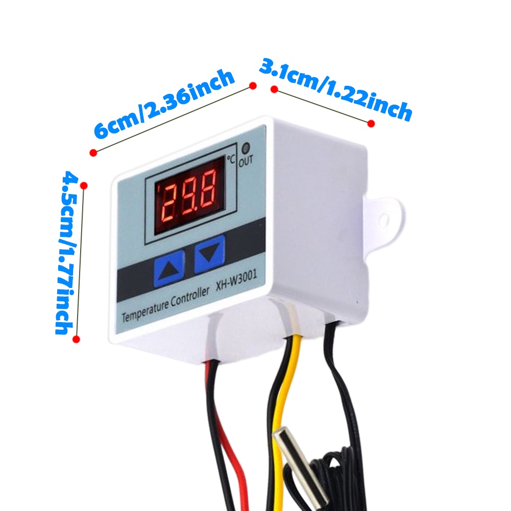 ตัวควบคุมอุณหภูมิ-110v-220v-ดิจิทัล-ประหยัดพื้นที่-กันน้ํา-เชื่อมต่อเร็ว-2-ชิ้น