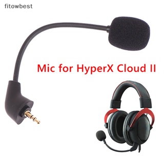 Fbth ไมโครโฟนเกมมิ่ง 3.5 มม. แบบเปลี่ยน อุปกรณ์เสริม สําหรับ Kingston HyperX Cloud 2 II X Core QDD