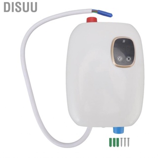 Disuu 5500W Small Electric Instant Hot Water Heater with Digital Touch Screen Smart Thermostat 220V K