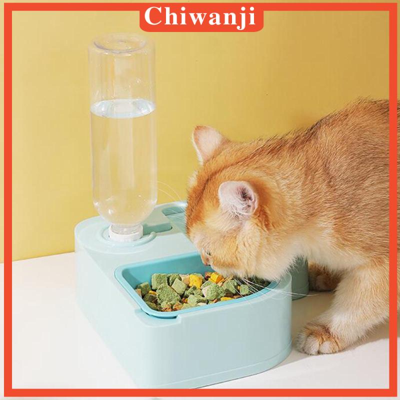 chiwanji-ชามใส่อาหาร-กันลื่น-ทนทาน-2-in-1-สําหรับสัตว์เลี้ยง-ลูกสุนัข-กระต่าย