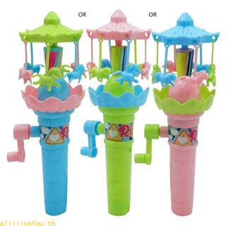 Live ของเล่น Merry-Go-Round พร้อมไฟ LED ขายส่ง