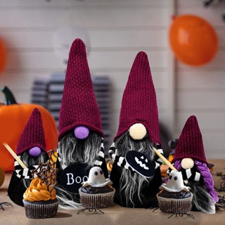 Halloween_ ตุ๊กตาแม่มดแคระ ไร้หน้า ทนต่อการเสียดสี สําหรับบ้าน