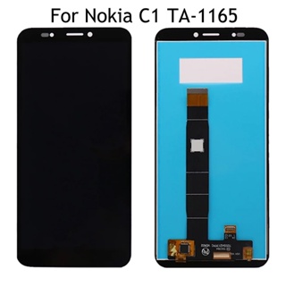 อะไหล่หน้าจอสัมผัส LCD สําหรับ Nokia C1 Nokia C1 TA-1165