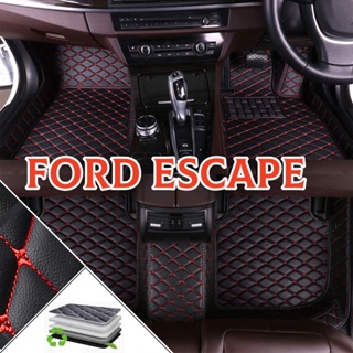 [พร้อมส่ง] พรมปูพื้นรถยนต์ หนัง PU กันน้ํา กันฝุ่น 3 ชิ้น สําหรับ Ford Escape