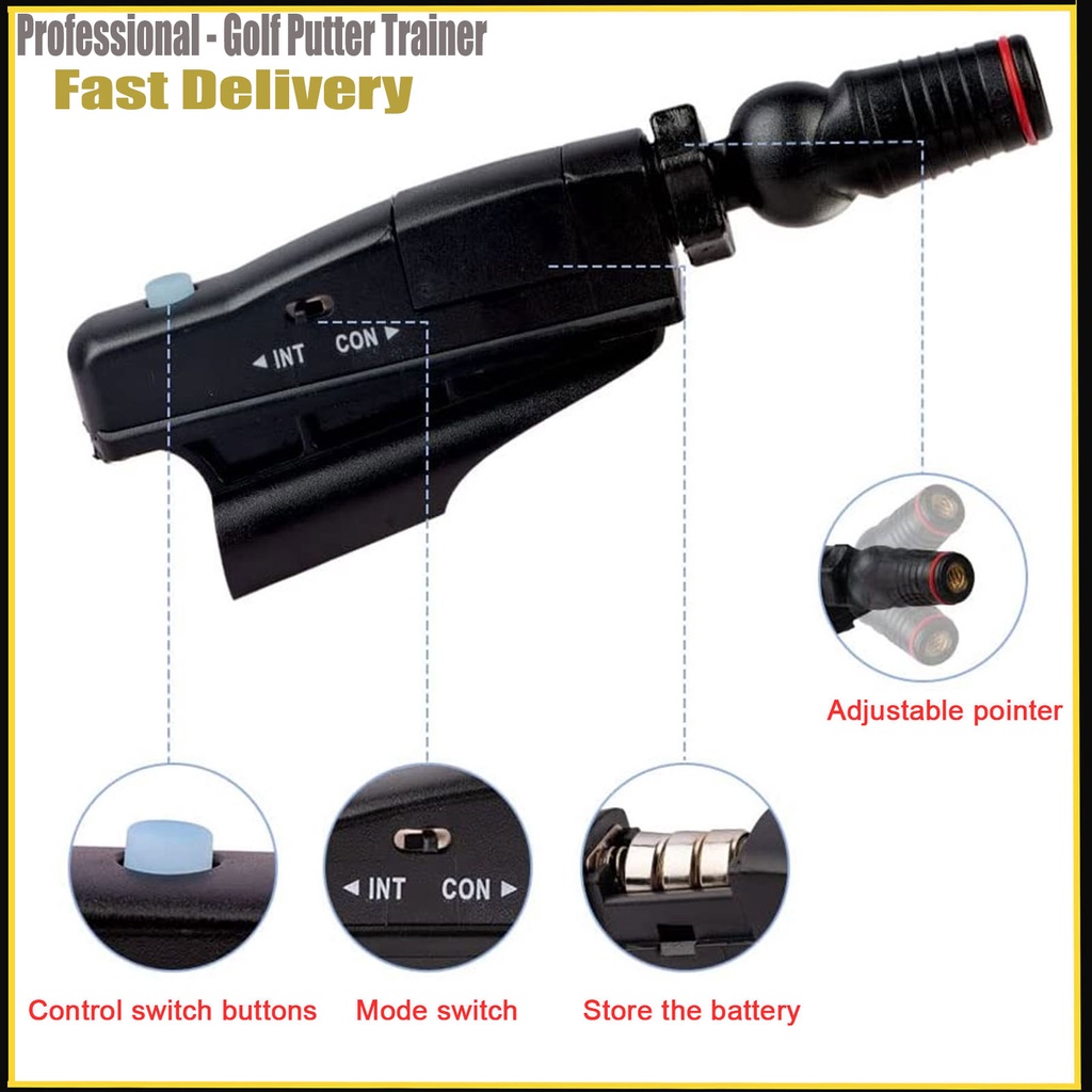 Golf Putter Laser Sight Pointer Putting Training Aids Aim Corrector