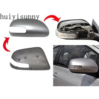 Hys ฝาครอบกระจกมองหลังอัตโนมัติ พร้อมโคมไฟ สําหรับ Honda Vios 2008 2009 2010 2011 2012 2013 (ไม่มีสี)