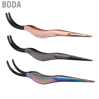 Boda Lash Tweezer Curved Jaw Good Resilience EyeLash for Makeup Shop