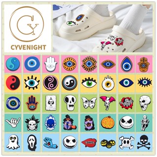 ✨พร้อมส่ง✨ รองเท้าแตะ Crocs ลายการ์ตูน Demon Eye and Terror Elements สันติภาพ เครื่องประดับ สําหรับเด็กผู้หญิง และผู้ชาย เหมาะกับงานปาร์ตี้ฮาโลวีน DIY