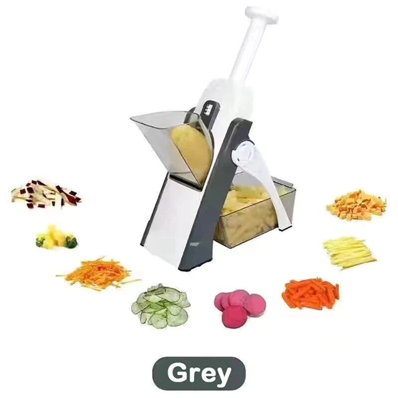 Manual Vegetable Cutter 5 In 1 Food Chopper Safe Not Hurting Your Hands ...