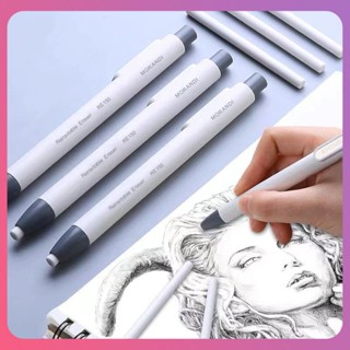 Creative Cartoon Press Retractable Pencil Eraser Correction Supplies Automatic School Creative Pencil Eraser Writing Student Supplies Stationery [COD]