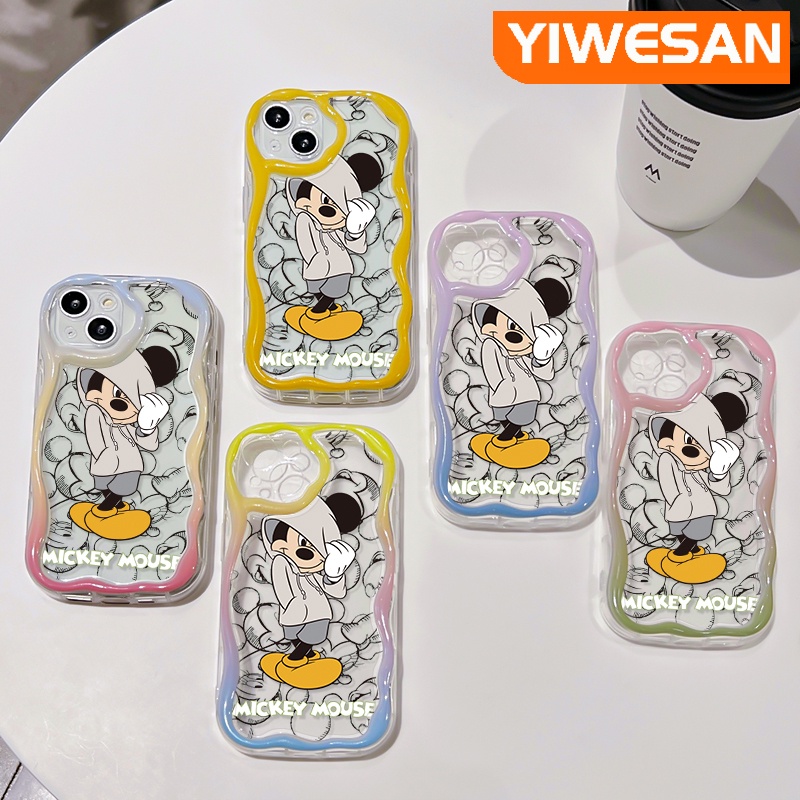 เคสโทรศัพท์มือถือ-ซิลิโคนใส-กันกระแทก-ลายการ์ตูนมิกกี้เมาส์-สีครีม-สําหรับ-samsung-galaxy-a72-4g-a72-5g-a71