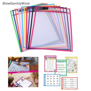 Blowgentlywind 1 ชิ้น ของเล่นปริศนา ใช้ซ้ําได้ PVC ใส แปรงแห้ง ถุงเขียน เช็ด วาดภาพ ของเล่นสําหรับผู้ใหญ่ BGW